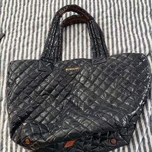 MZ Wallace Navy Laquer Tote